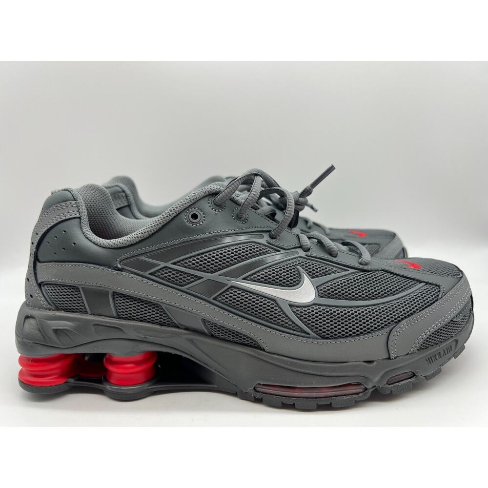 Nike Shox Ride 2 Men's Size 10 Smoke Grey University Red IM5999-084 New - Picture 1 of 16